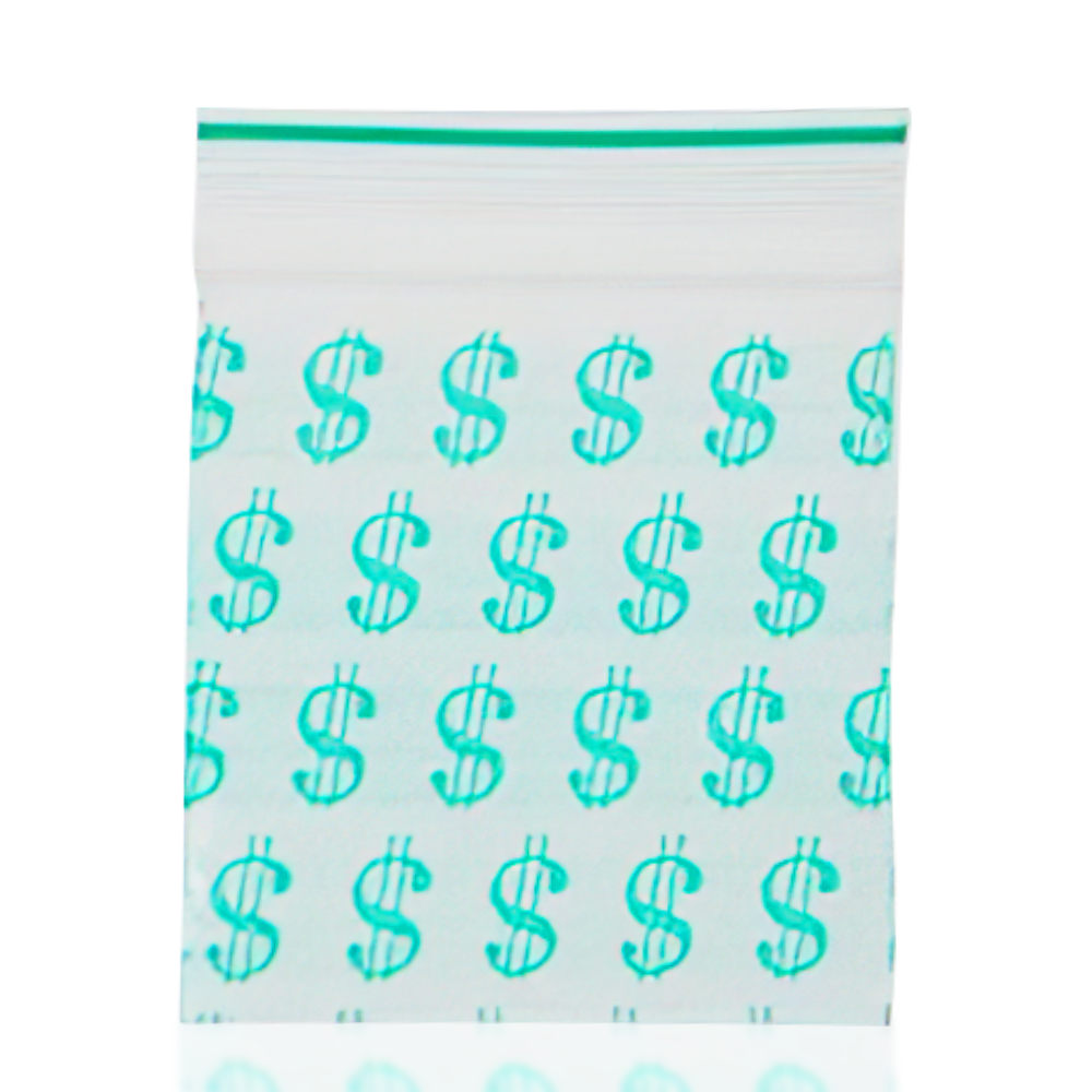 Original Apple - Zip Lock Bag - Dollar 38mm x 38mm (10 Pack)