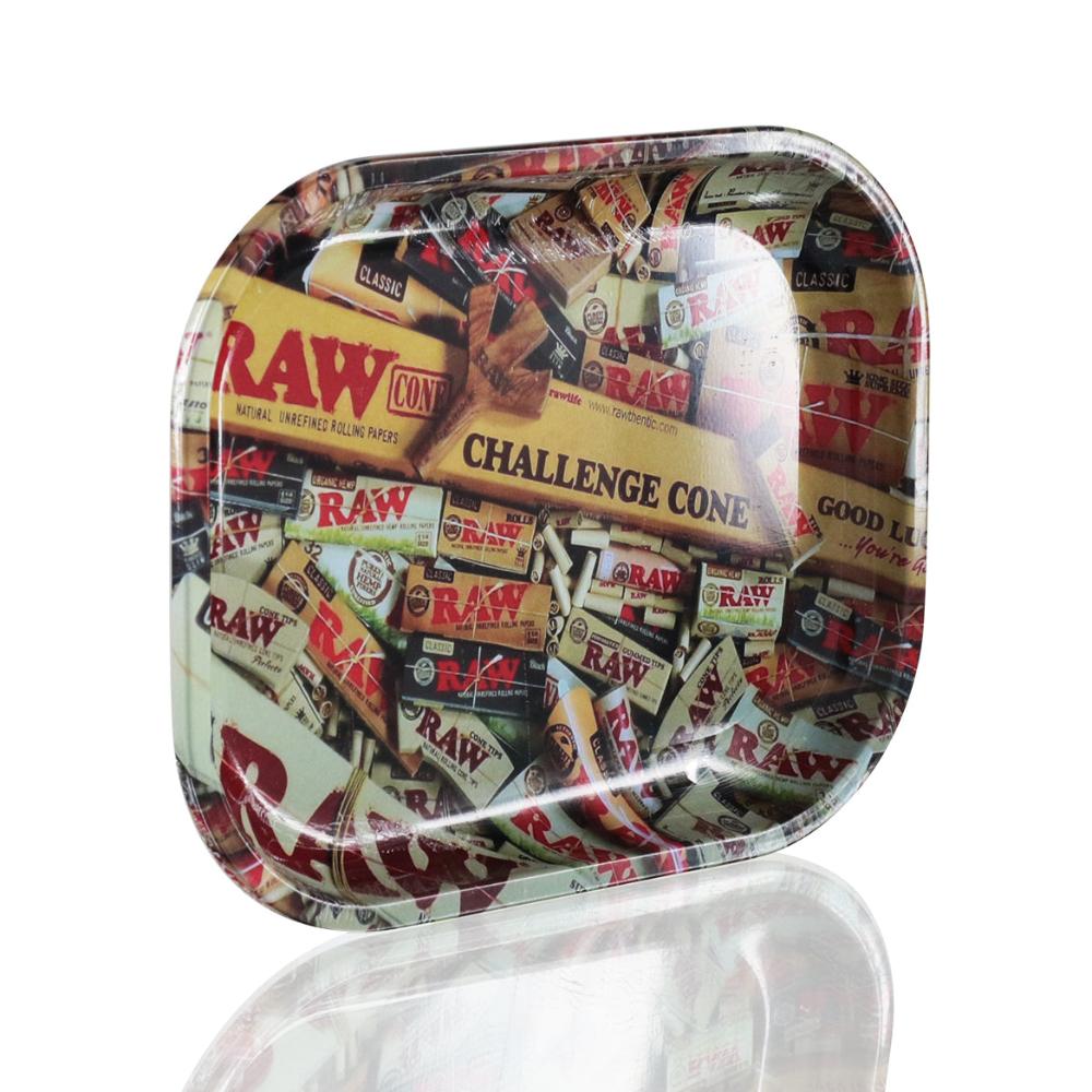 RAW - Medium Blunt Rolling Tray - Joint Packets side view