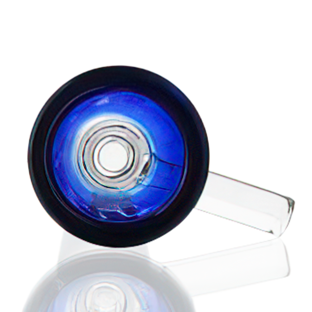 Shotties™ - Cone Handle (Bowl) 14mm Male - Cobalt top