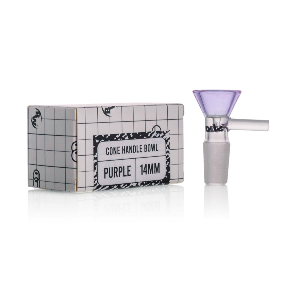 Shotties™ - Cone Handle (Bowl) 14mm Male - Purple packaging