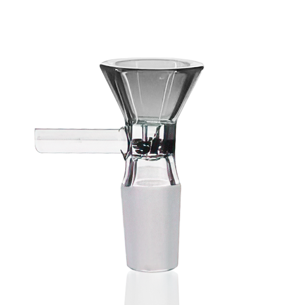 Shotties™ - Cone Handle (Bowl) 14mm Male - Smoke left