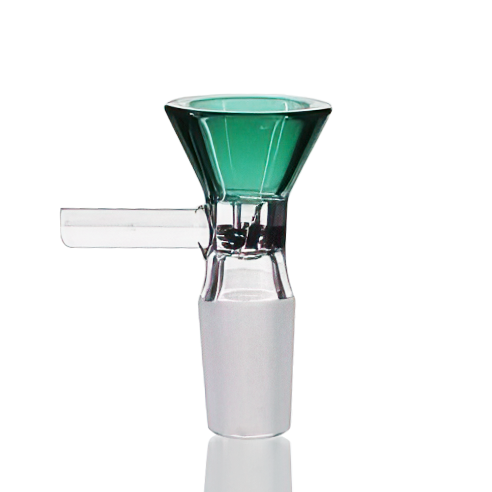 Shotties™ - Cone Handle (Bowl) 14mm Male - Teal left