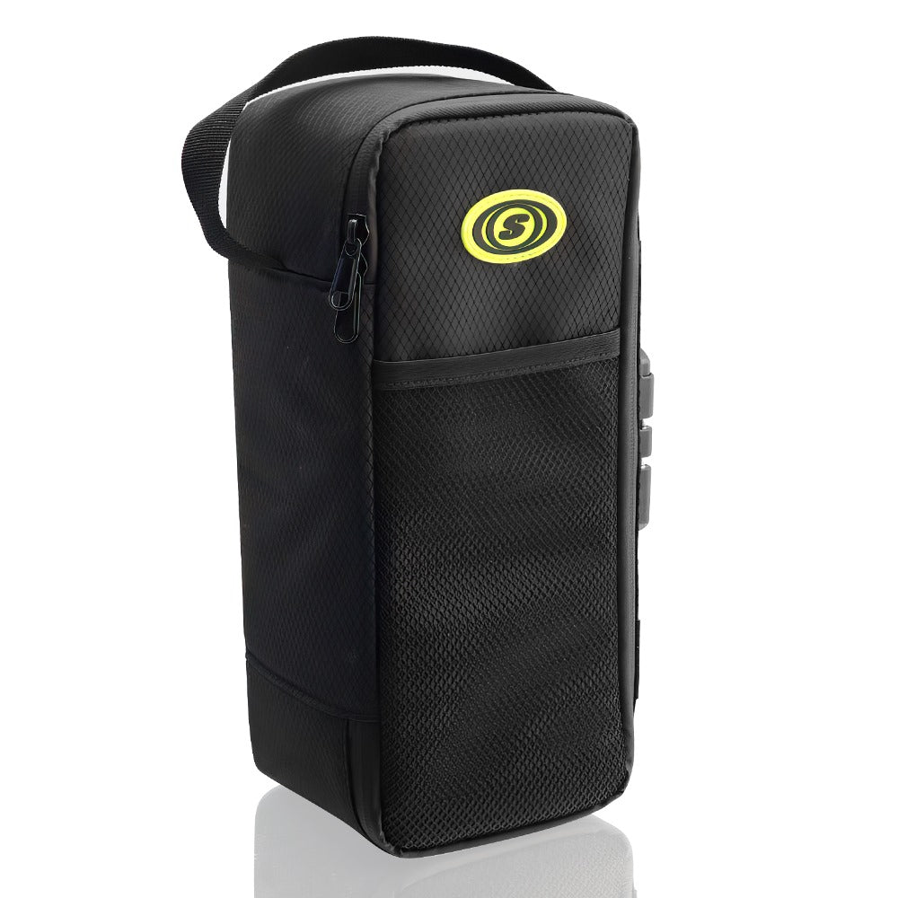 Shotties - Lockable Bong Bag - Black standing tall