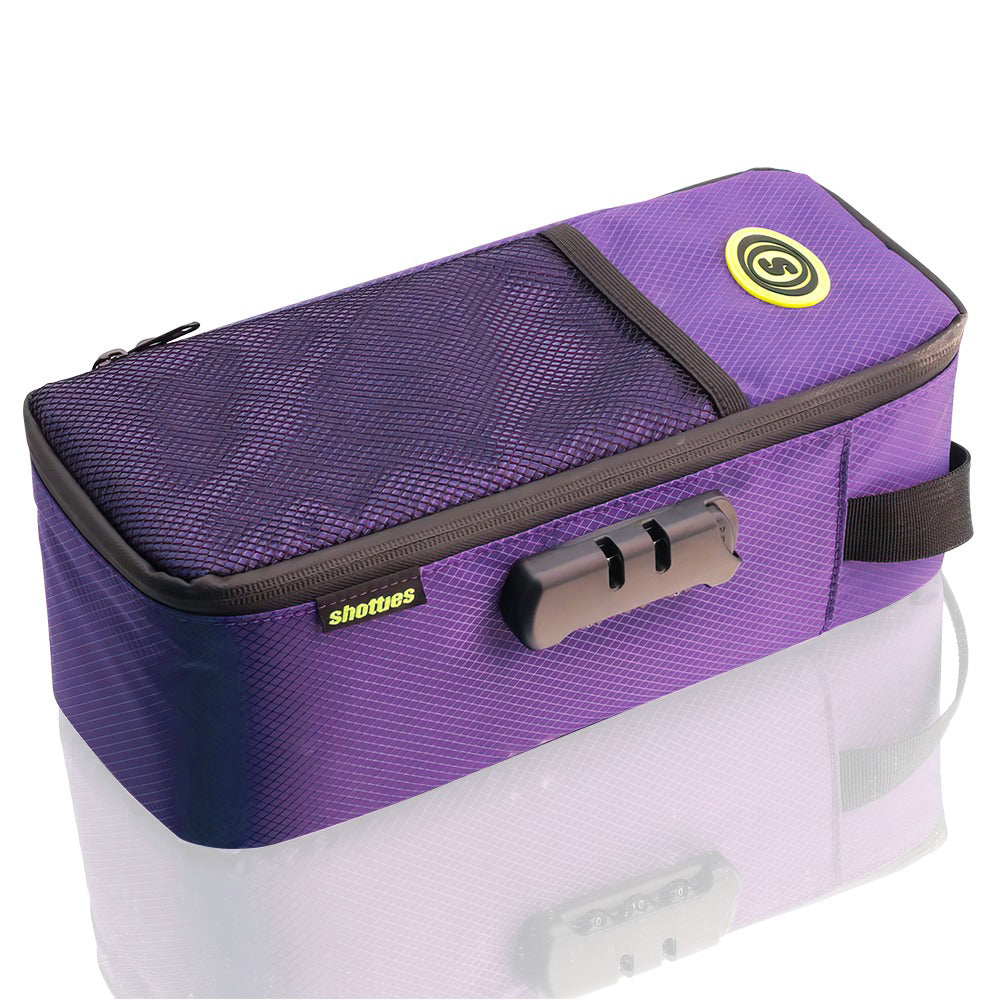 Shotties - Lockable Bong Bag - Purple right side