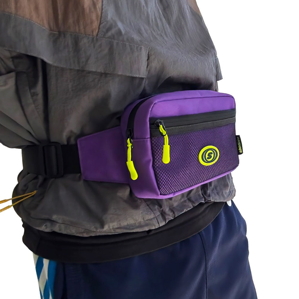 tightShotties - Smell Proof Side Bag - Purple clipped