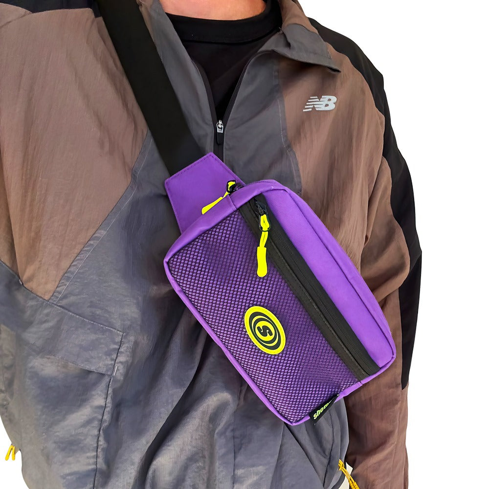 Shotties - Smell Proof Side Bag - Purple slign