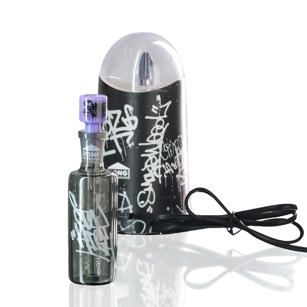 Bong Warehouse - Tube Ash Catcher - Grey Stay High
