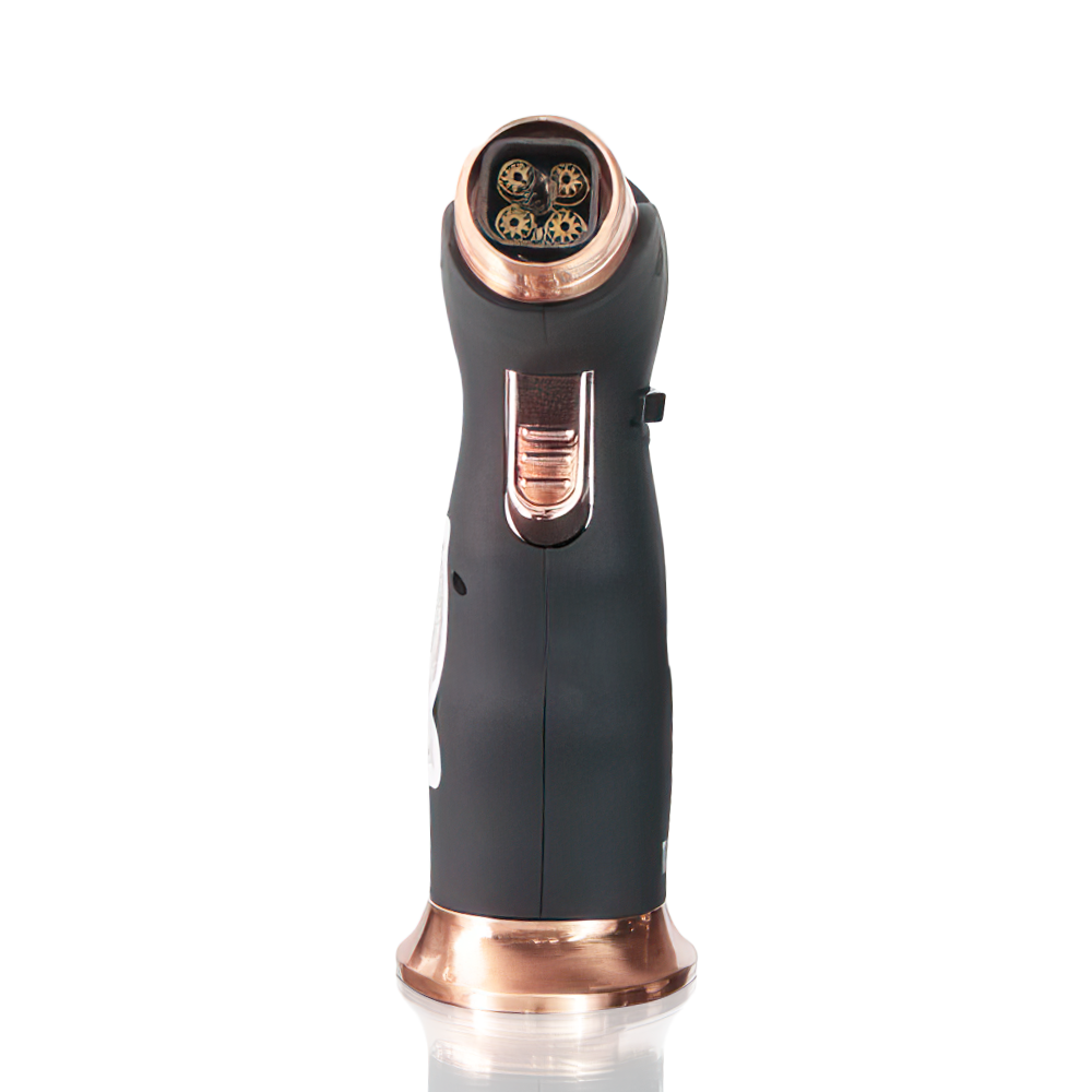 Tiko - Gun Jet Torch Lighter - Black/ Gold front
