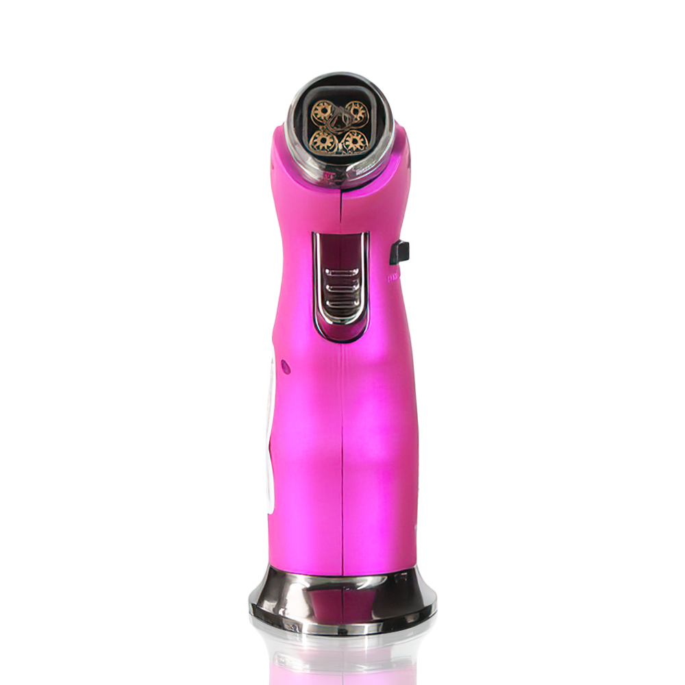 Tiko - Gun Jet Torch Lighter - Pink front 2