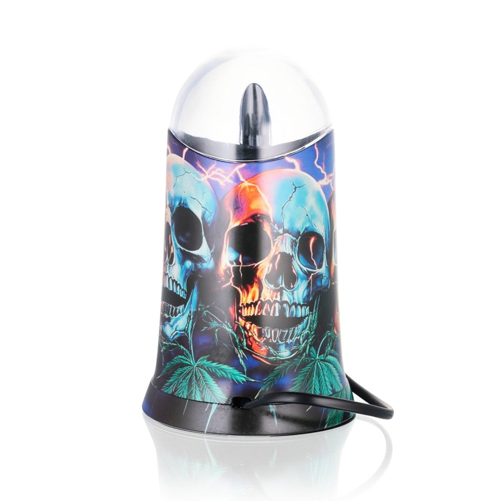 Electric Weed grinder Kmart coffee grinder Skulls Lightning