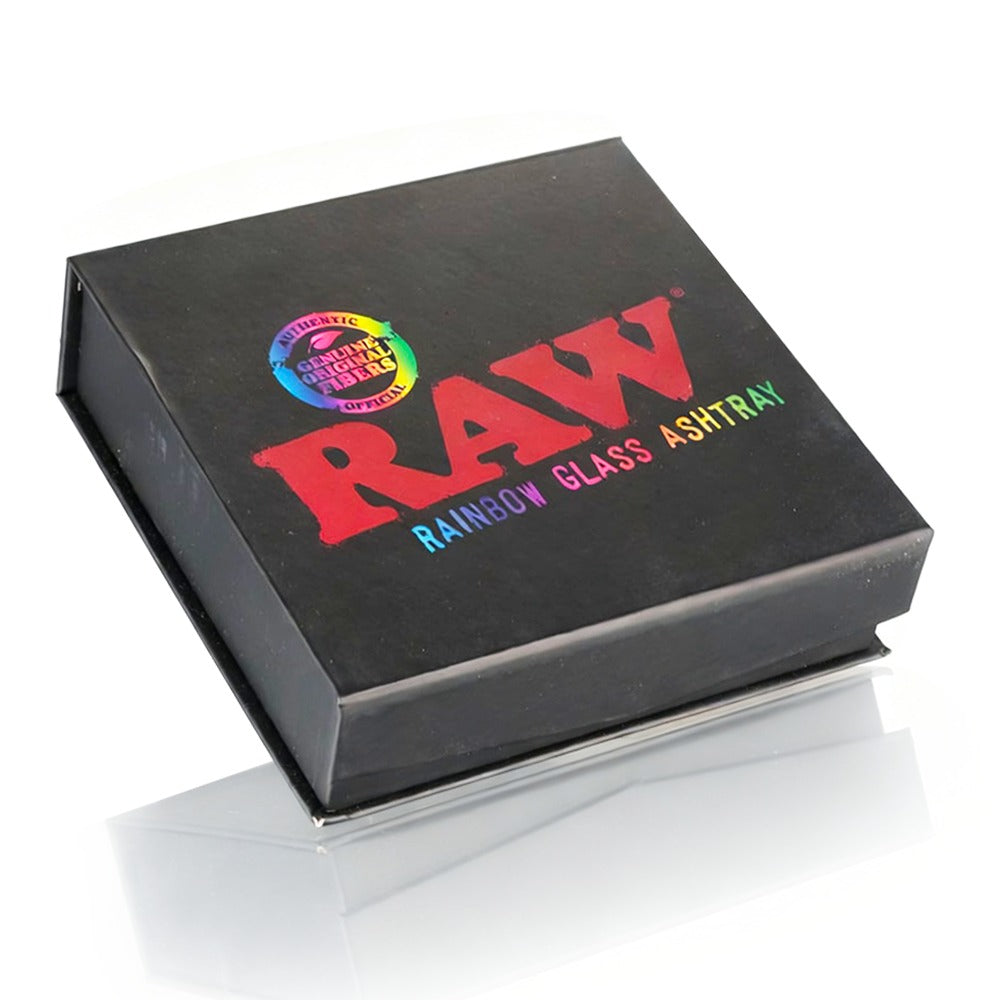 RAW - Glass Ash Tray - Rainbow