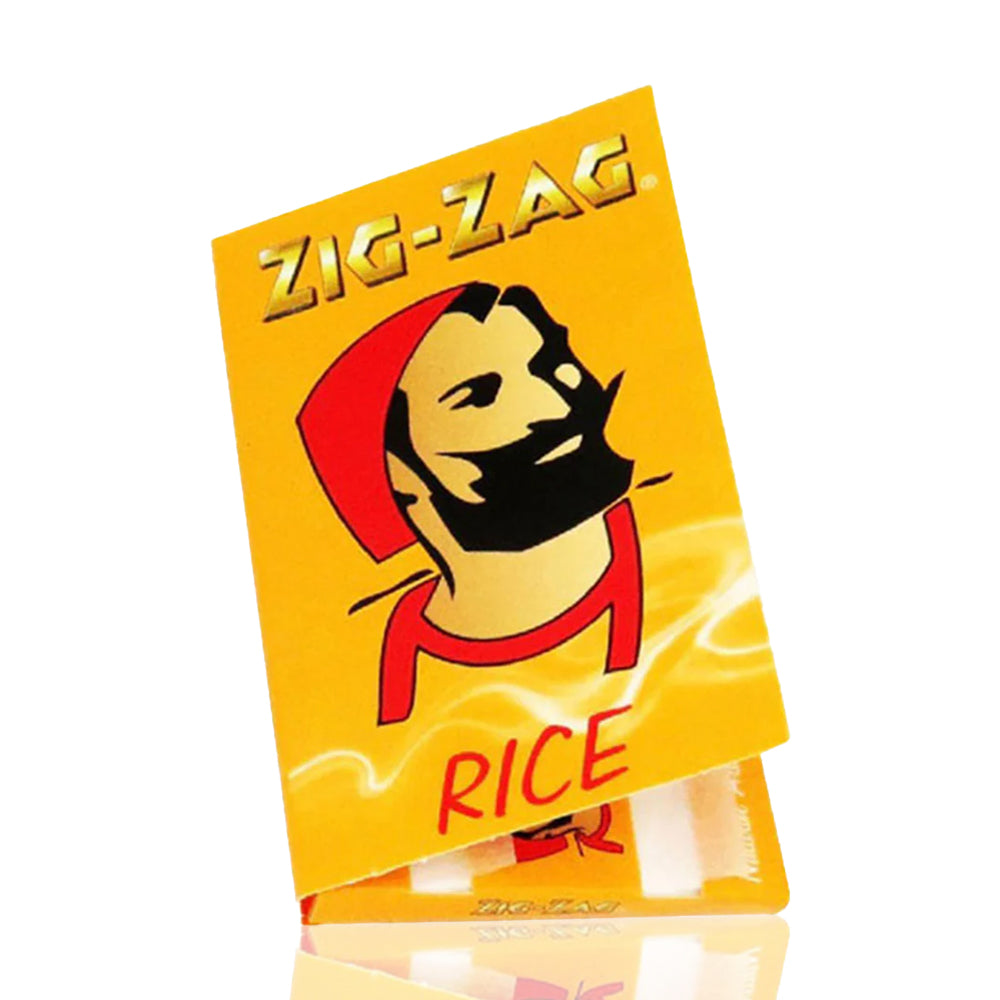 Zig Zag - Yellow Double Papers booklet open
