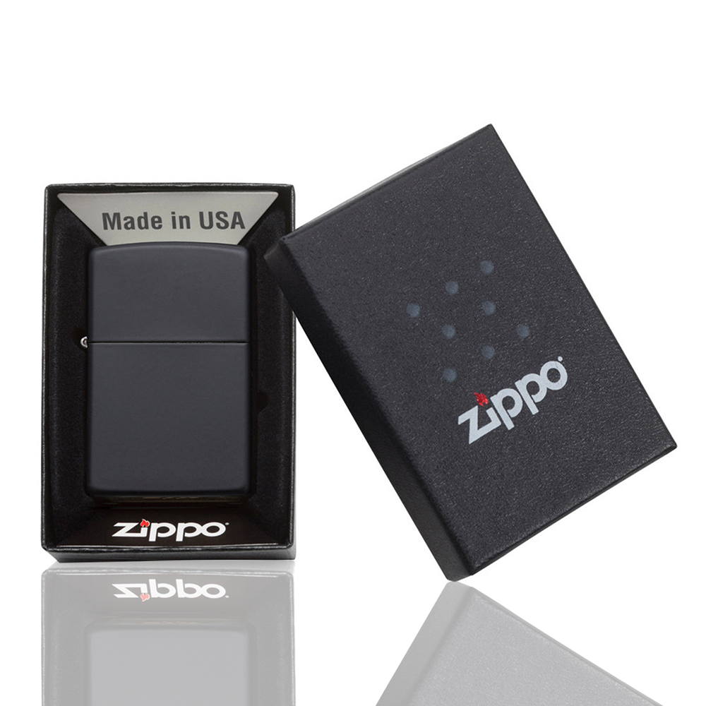 Zippo Lighter - Black Matte box
