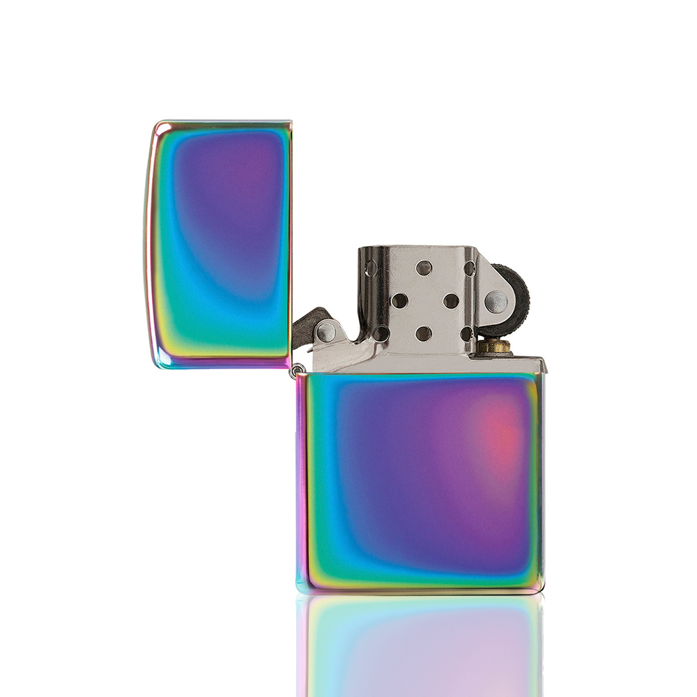 Zippo Lighter - Rainbow Spectrum open