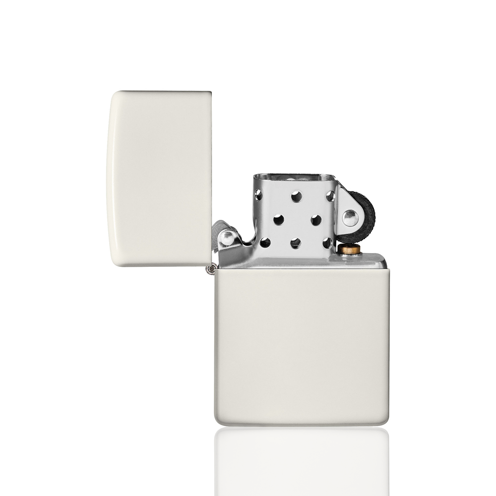Zippo Lighter - White Glow In the Dark open 2