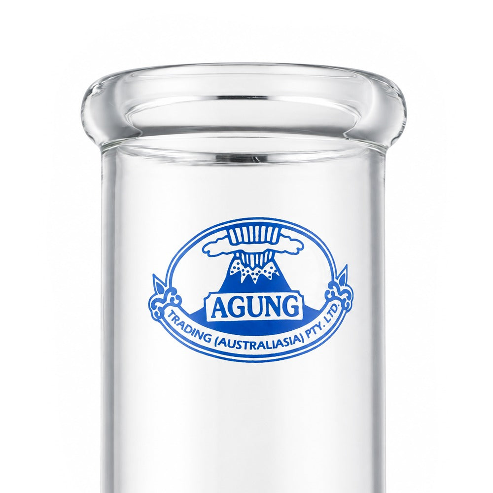 Agung - Didge Glass 31cm Tube Bong - Clear