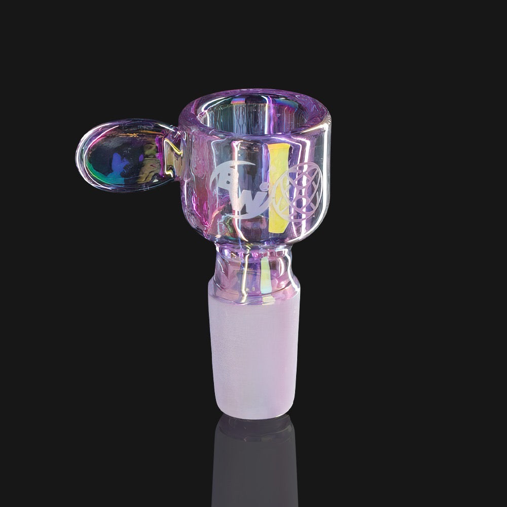 Bong Warehouse - Daily Handle (Bowl) 14mm Male - Purple Unicorn