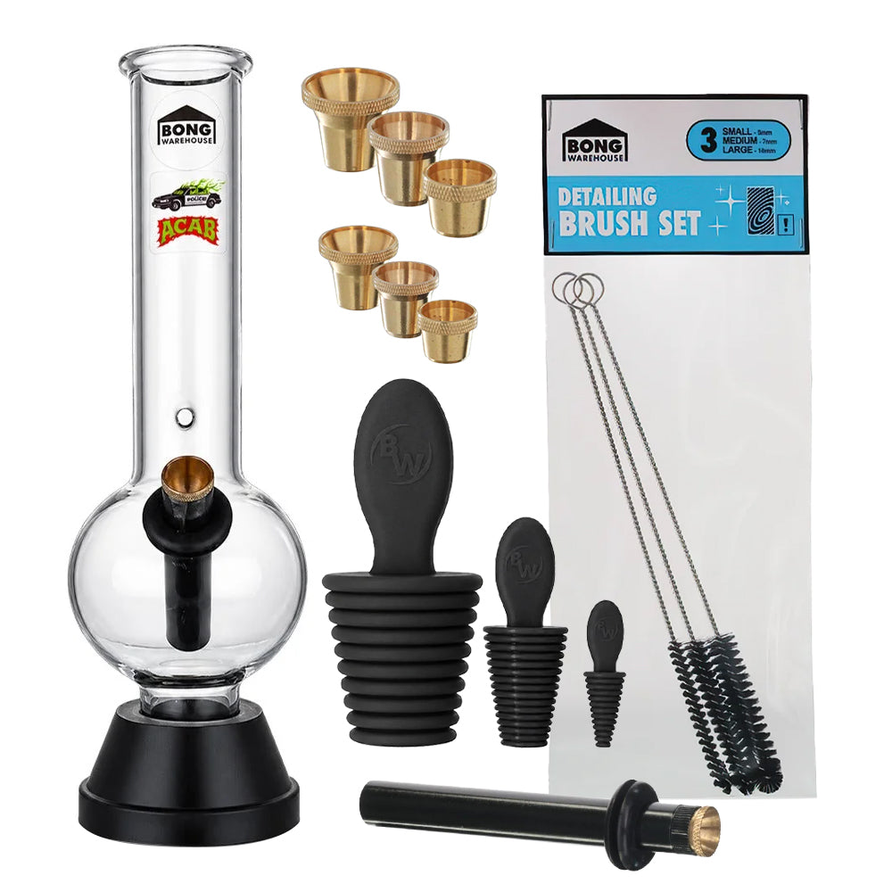 Bong Warehouse Bubble Bong Accessories & Cleaning Kit Bundle