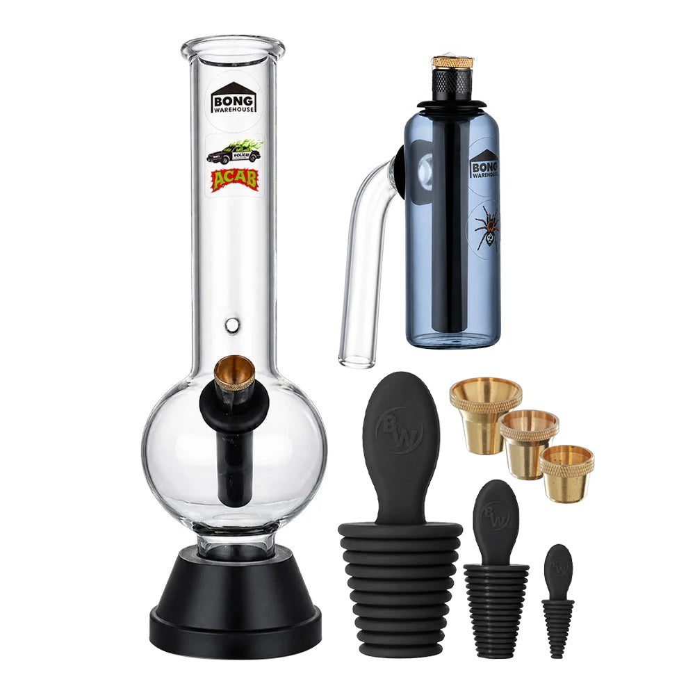 Bong Warehouse Bubble Bong & Start-up Accessories Bundle
