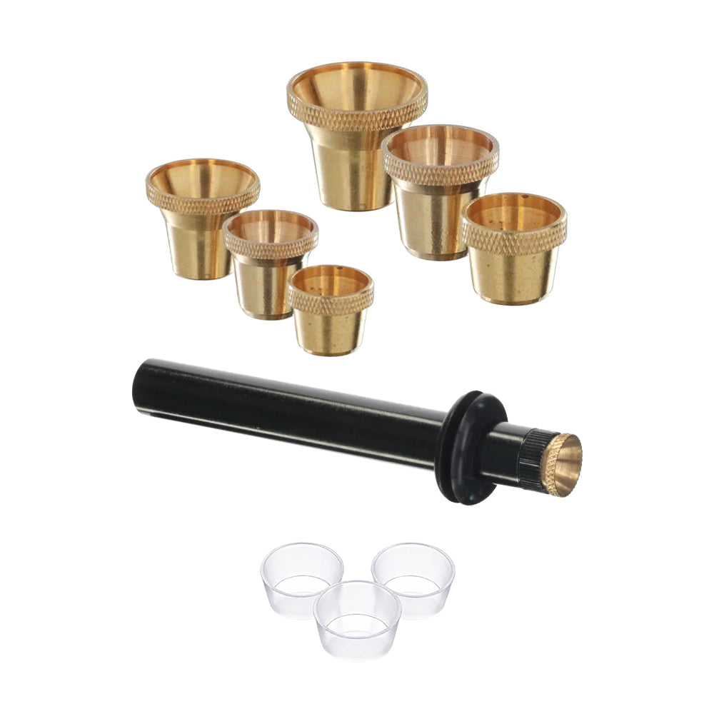 Bong Warehouse Downstem, Metal Cone Piece & Sealer Bundle