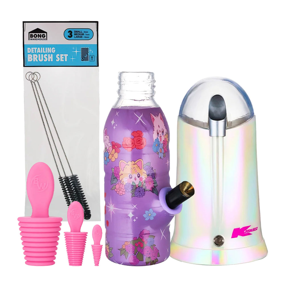 Bong Warehouse Pink Bong & Accessories Bundle