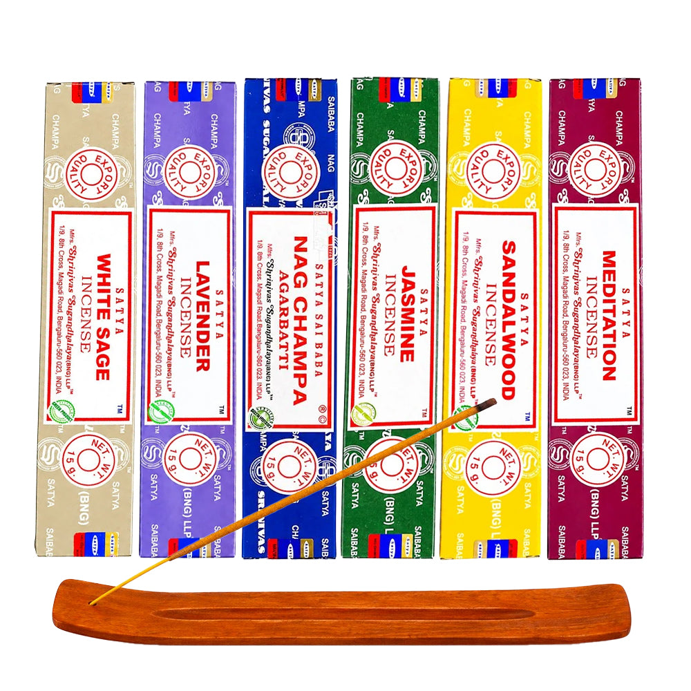 Bong Warehouse Satya Incense Sticks & Holder Bundle