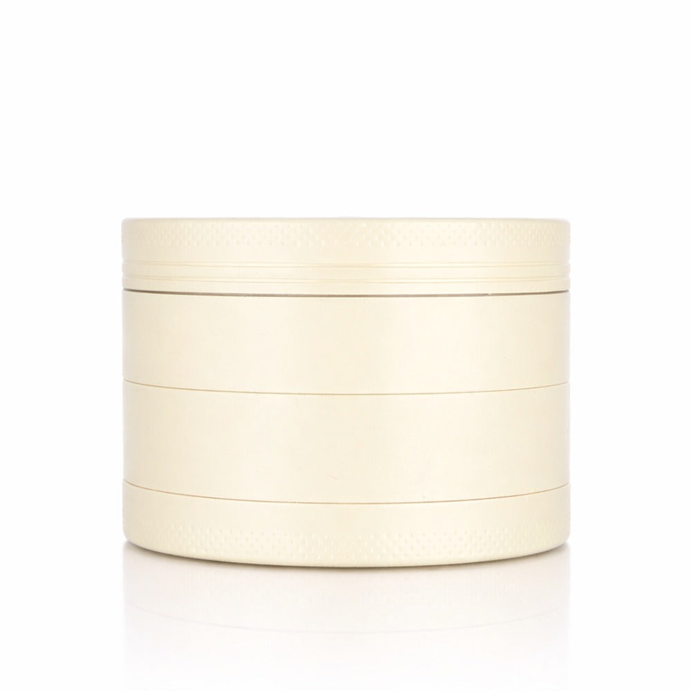 BW Round Metal Weed and Herb Beige metal weed grinder