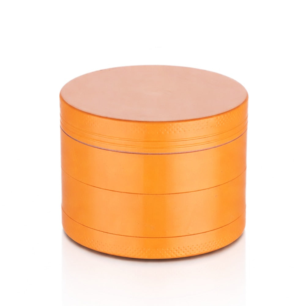 BW Round Metal Weed and Herb Orange metal weed grinder