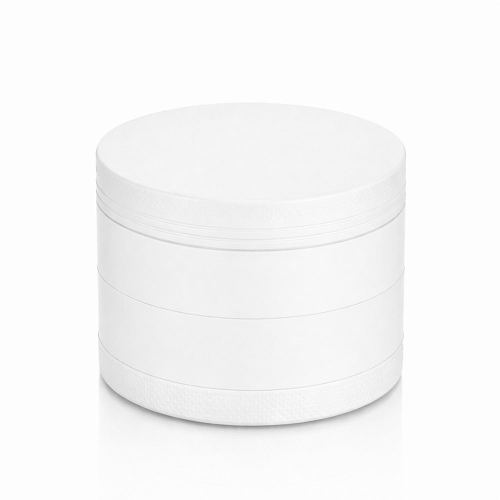 BW Round Metal Weed and Herb White metal weed grinder