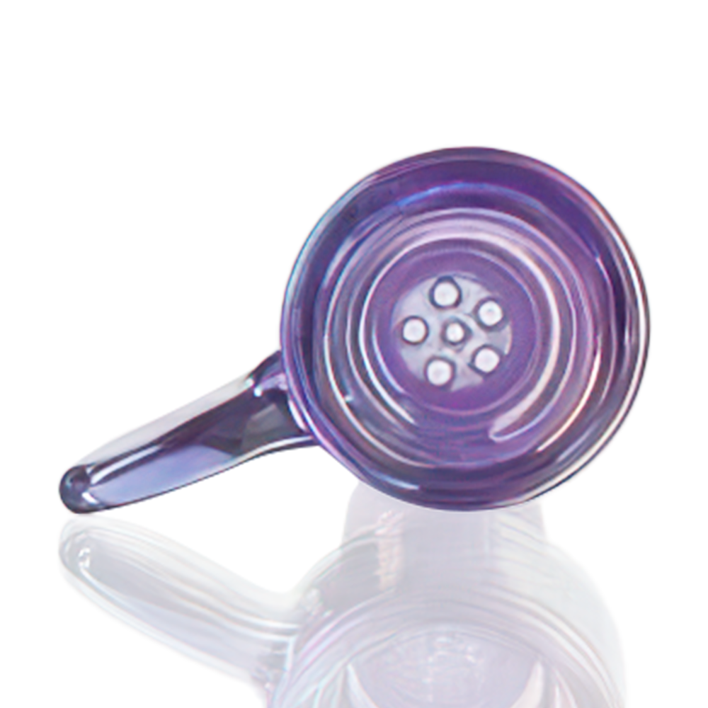 Bong Warehouse - Daily Handle (Bowl) 14mm Male - Purple Unicorn