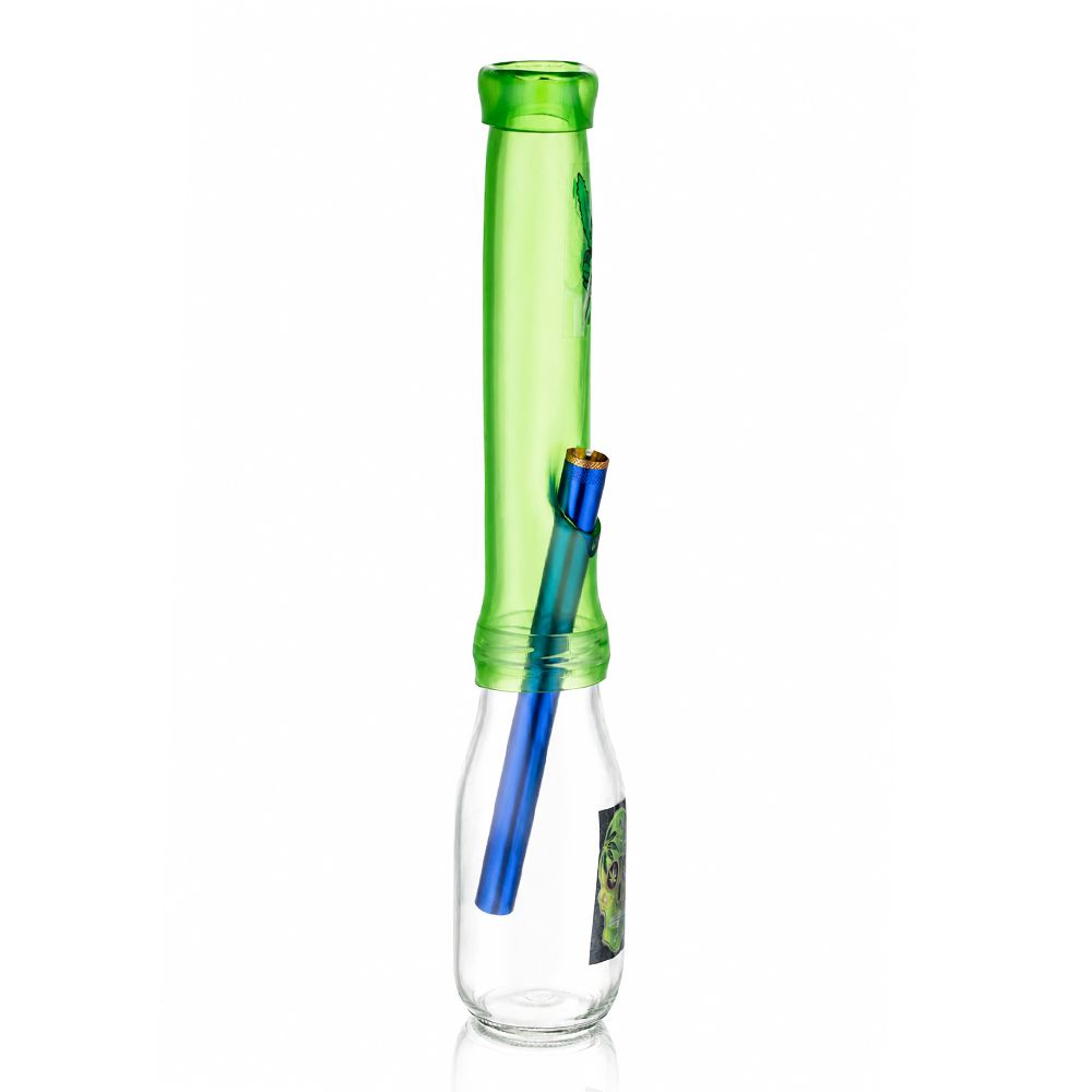 35cm Green Shisha Springer Bong side view