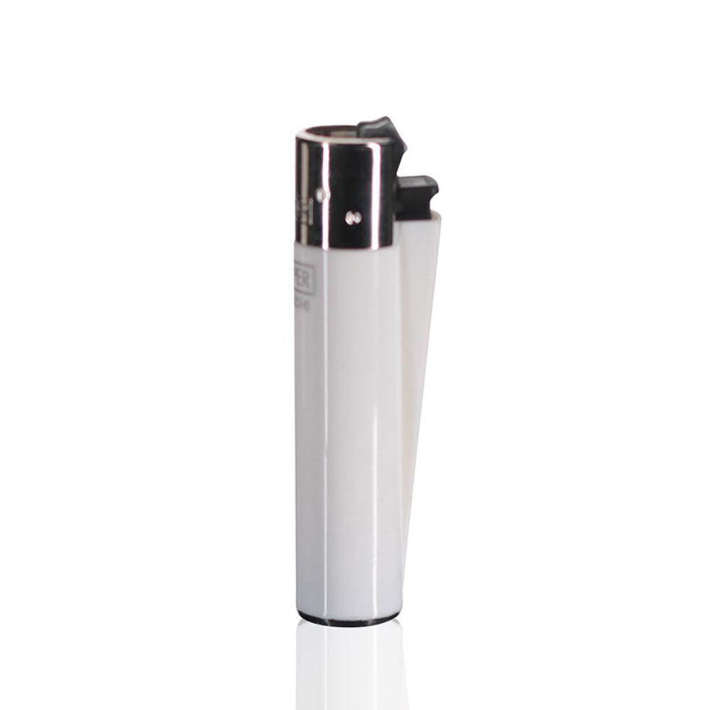 Clipper Lighter Large Solid - White