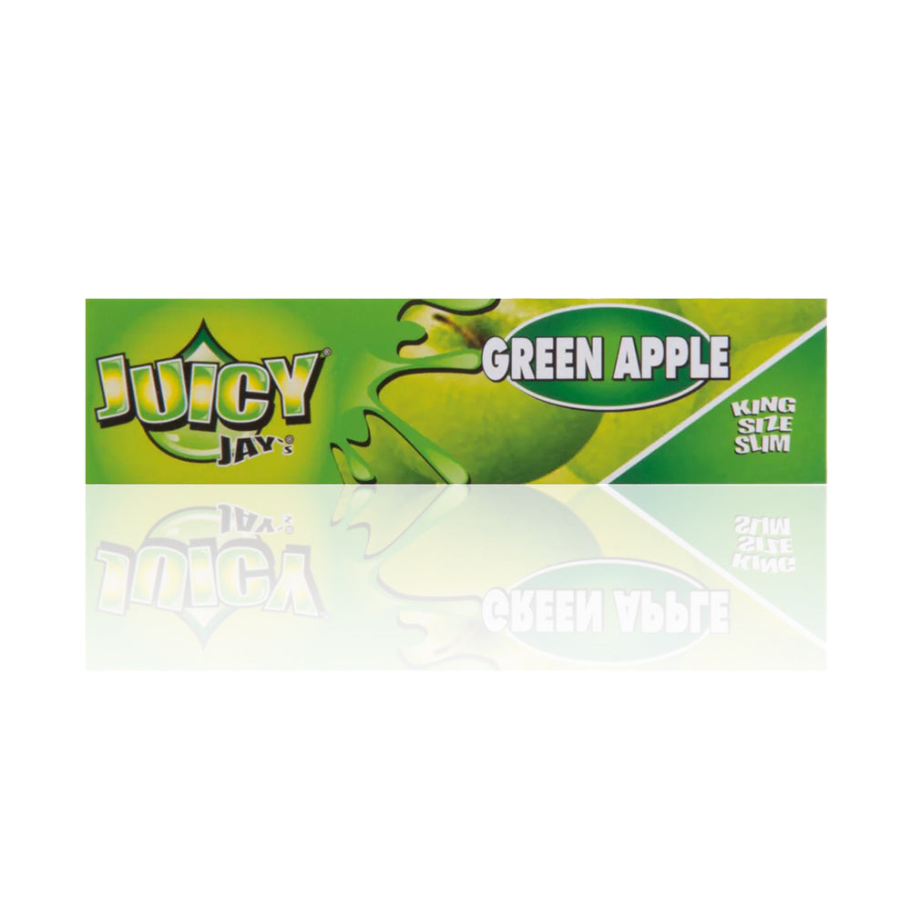 Papeles de cáñamo con manzana verde de Juicy Jay's - King Size Slim