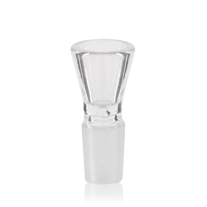 1 x Glass Cone Piece (Bowl) 14mm Male Bundle - Clear