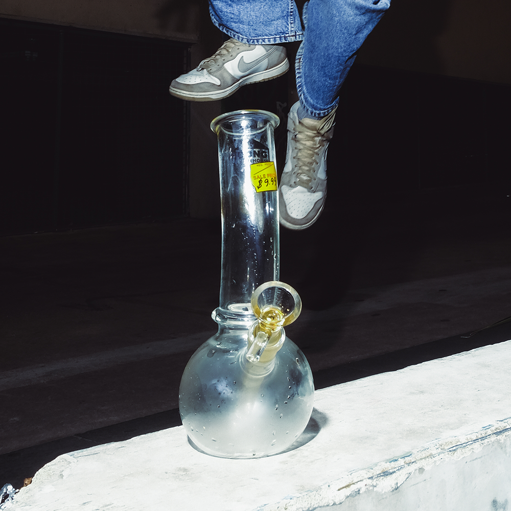 $9.99 Bong de vidrio burbuja - Transparente