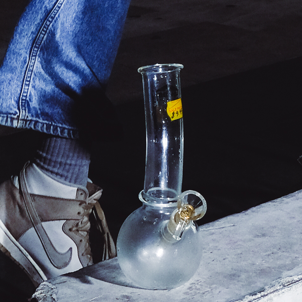 $9.99 Bong de vidrio burbuja - Transparente