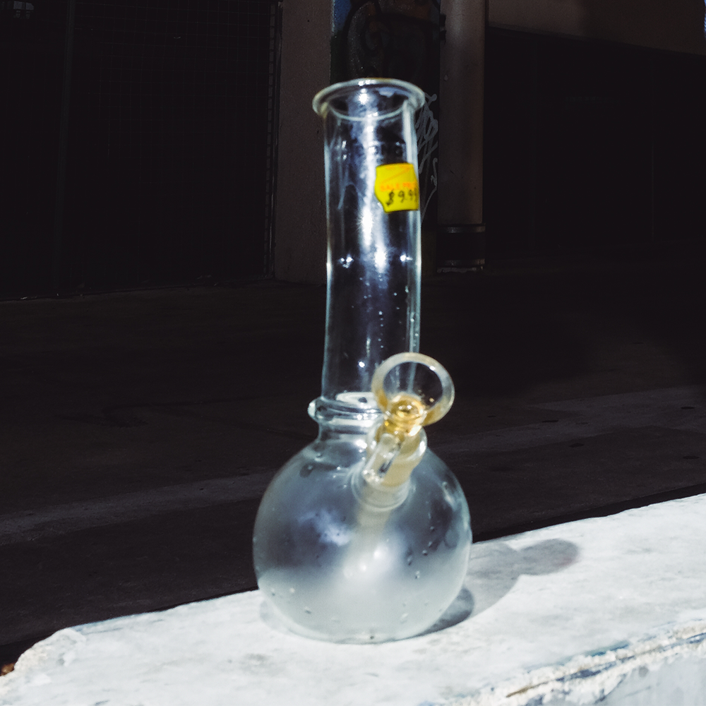 $9.99 Bong de vidrio burbuja - Transparente