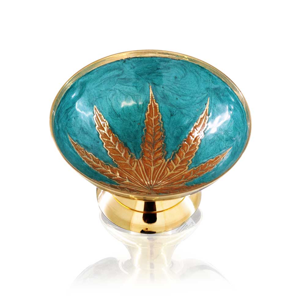 Agung - Brass Chop Bowl - Random Colour side