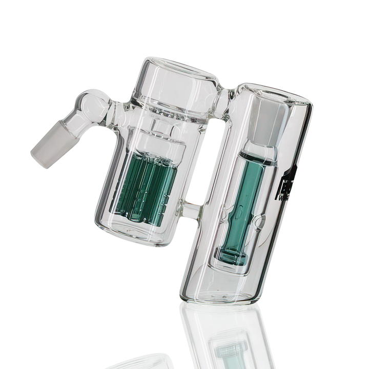 Bong Warehouse - Ash Catcher - Double Perc - Teal