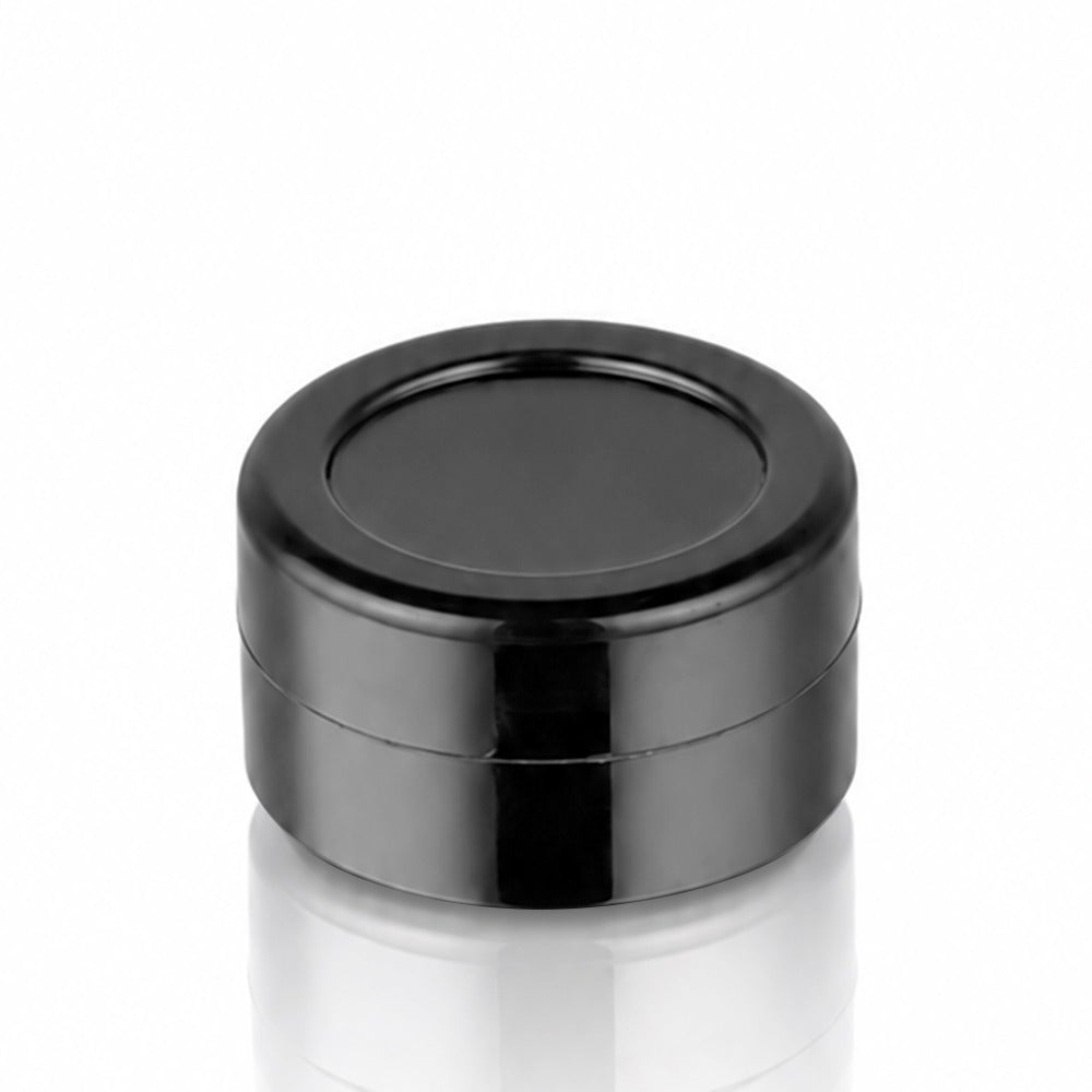 Black Silicone Dab Wax Container 5ml – Top Angle View | Bong Warehouse