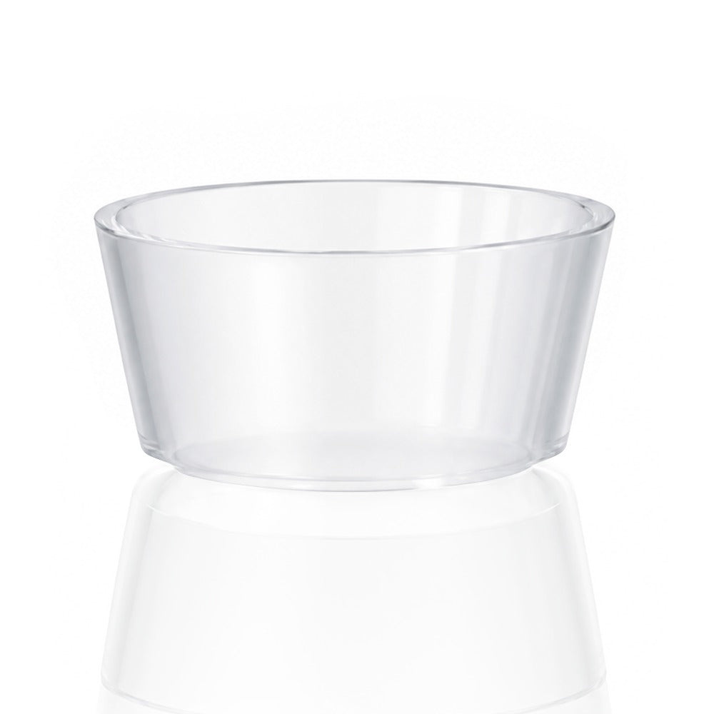 Clear silicone cone piece seal ring from Bong Warehouse, front view of the flexible seal