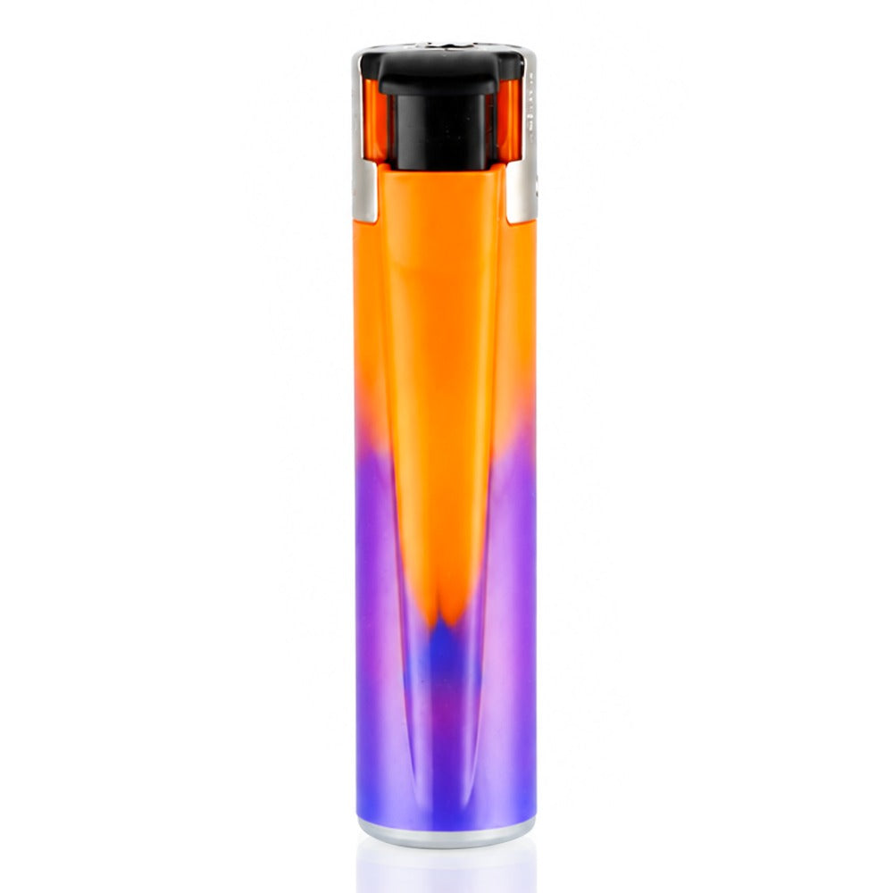 BW Clipper Jet Flame Lighter Large Nebula Orange Back View