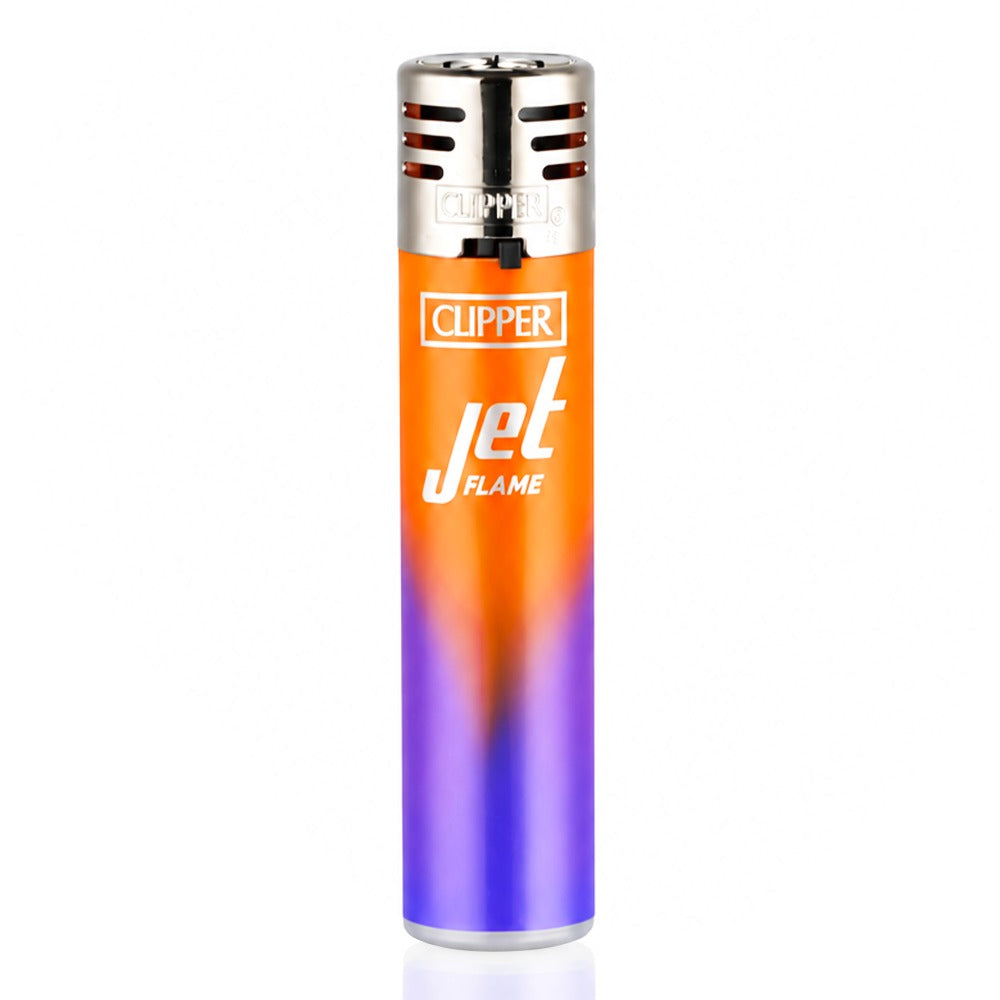 BW Clipper Jet Flame Lighter Large Nebula Orange Front View