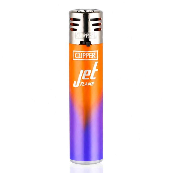 BW Clipper Jet Flame Lighter Large Nebula Orange Front View