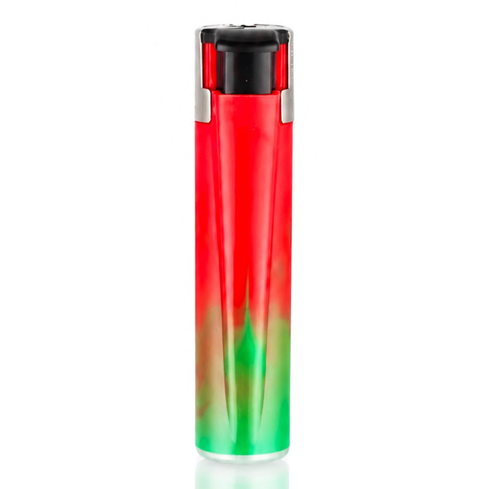BW Clipper Jet Flame Lighter Large Nebula Red Back View