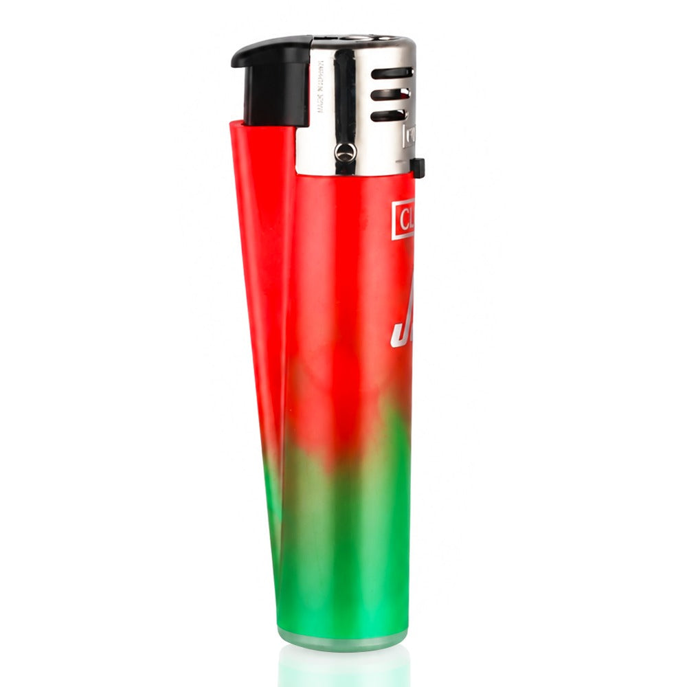 BW Clipper Jet Flame Lighter Large Nebula Red Side Angle View 02