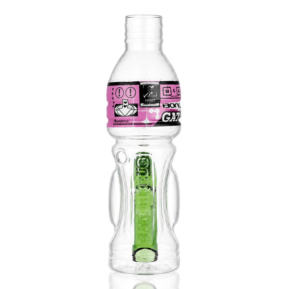Gatorbeug G2 Mini Glass Bottle Bong 18.5cm - Pink