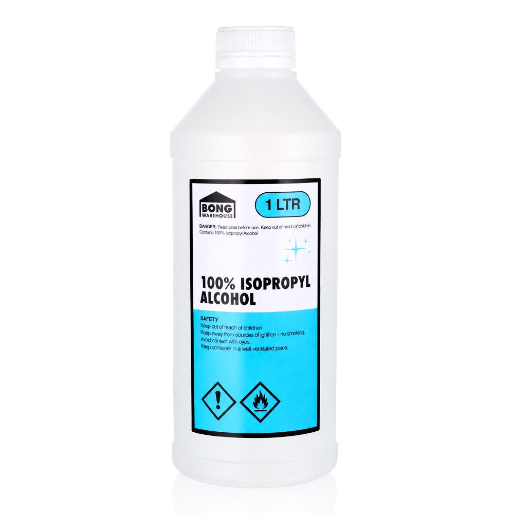 1L Isopropyl Alcohol Bong Cleaner – Front Angle View | Bong Warehouse