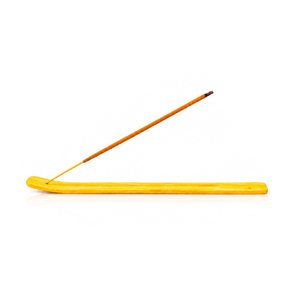 Light wood incense stick holder 10 inch, side view | Bong Warehouse