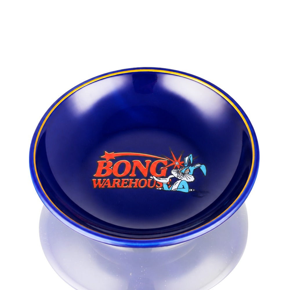 Bong Warehouse Navy Blue Bunny Logo Chop Bowl - Angle View